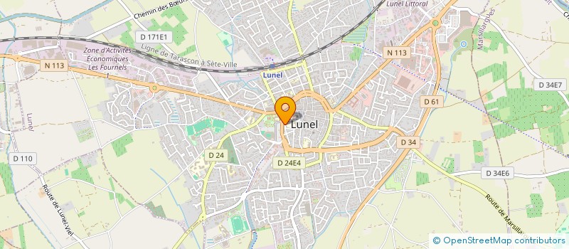 localisation de l'entreprise MADAME ANGELIQUE DUTHION  LUNEL