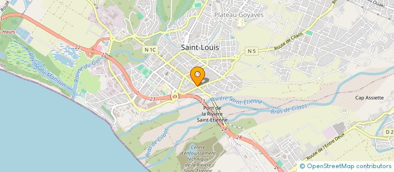 localisation de l'entreprise MADAME ANGELIQUE DUVERT à SAINT-LOUIS