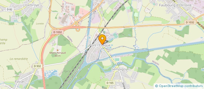 localisation de l'entreprise MADAME ANGELIQUE EGRET  PONT-L'EVEQUE