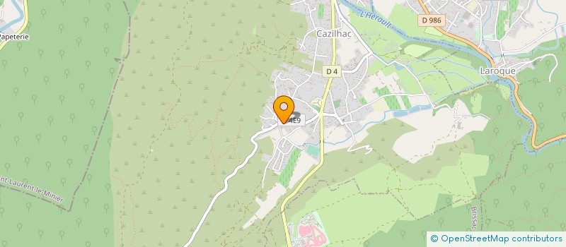 localisation de l'entreprise MADAME ANGELIQUE EHRHARD  CAZILHAC