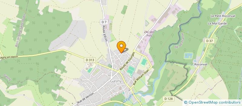 localisation de l'entreprise MADAME ANGELIQUE ESAIN  GASNY