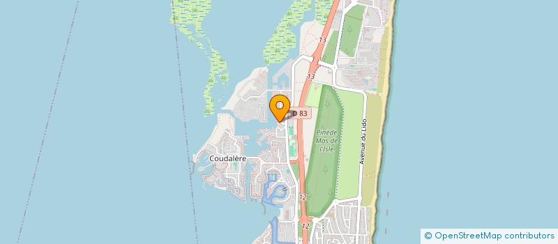 localisation de l'entreprise MADAME ANGELIQUE ESCUDIE  LE BARCARES