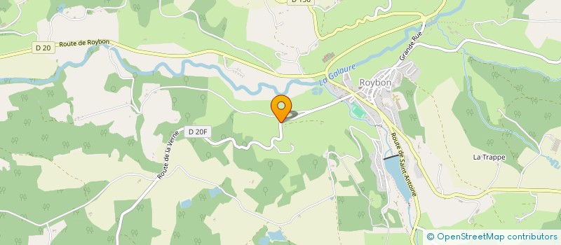 localisation de l'entreprise MADAME ANGELIQUE ESNAUD  ROYBON