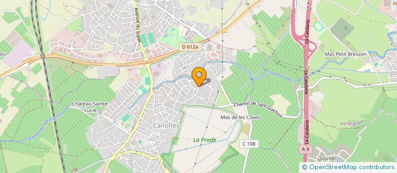 localisation de l'entreprise MADAME ANGELIQUE ESPINET à CANOHES