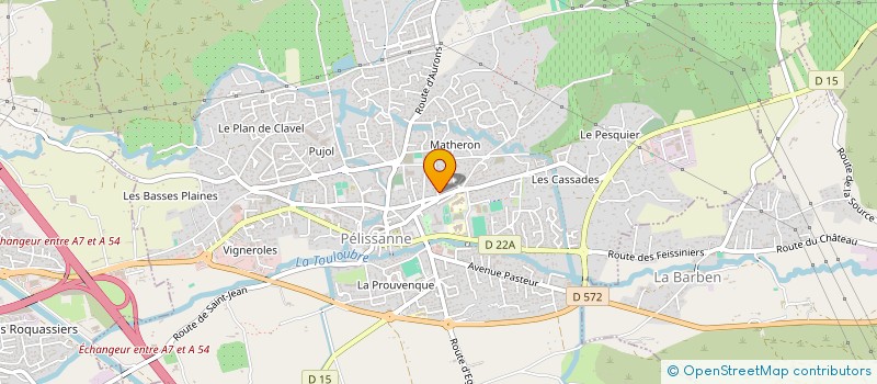 localisation de l'entreprise MADAME ANGELIQUE ESTIENNE à PELISSANNE