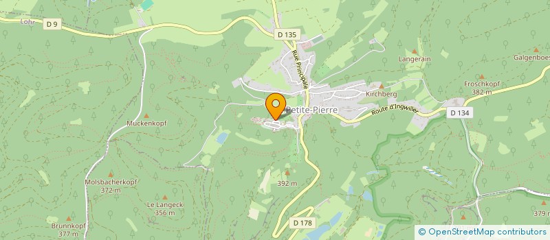 localisation de l'entreprise MADAME ANGELIQUE EXPERT  LA PETITE-PIERRE