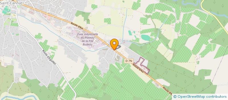 localisation de l'entreprise MADAME ANGELIQUE FARACO  SAINT-CANNAT