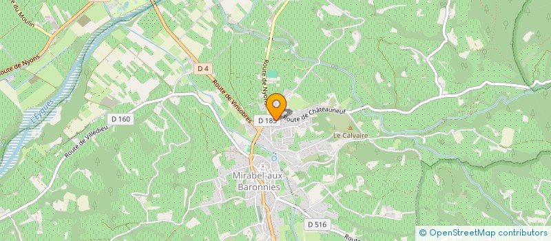 localisation de l'entreprise MADAME ANGELIQUE FARISON  MIRABEL-AUX-BARONNIES