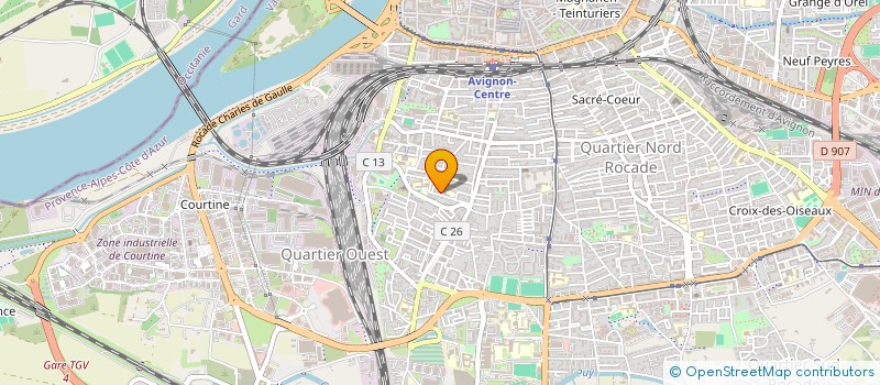 localisation de l'entreprise MADAME ANGELIQUE FAURE  AVIGNON