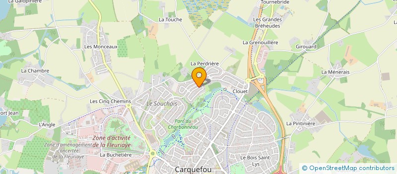 localisation de l'entreprise MADAME ANGELIQUE FERNANDES  CARQUEFOU