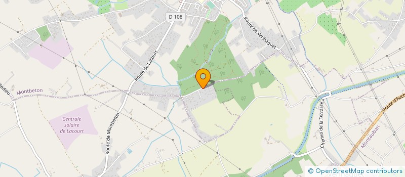 localisation de l'entreprise MADAME ANGELIQUE FERNANDEZ  MONTBETON