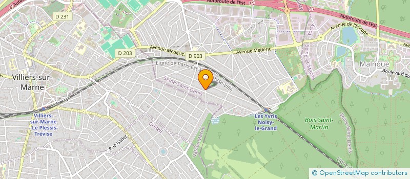 localisation de l'entreprise MADAME ANGELIQUE FERRANDI à NOISY-LE-GRAND