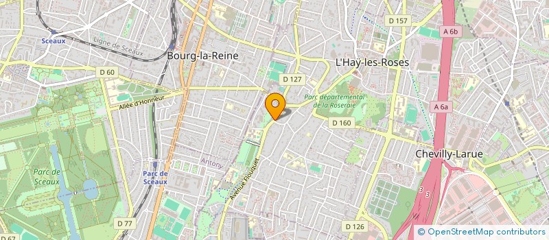 localisation de l'entreprise MADAME ANGELIQUE FERREIRA  L'HAY-LES-ROSES