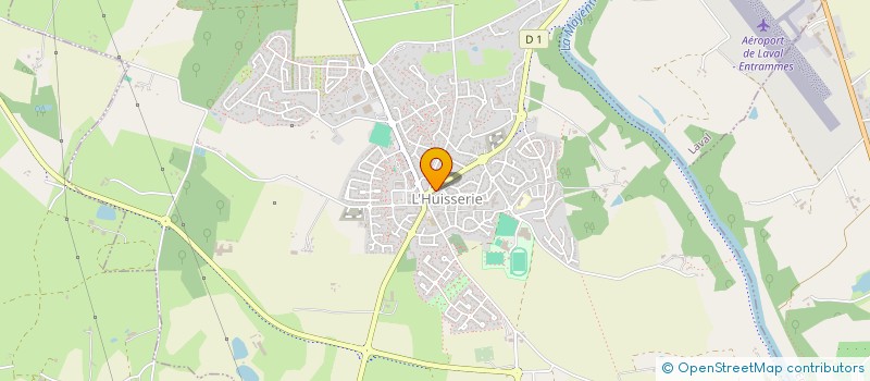 localisation de l'entreprise MADAME ANGELIQUE FERRON  L'HUISSERIE