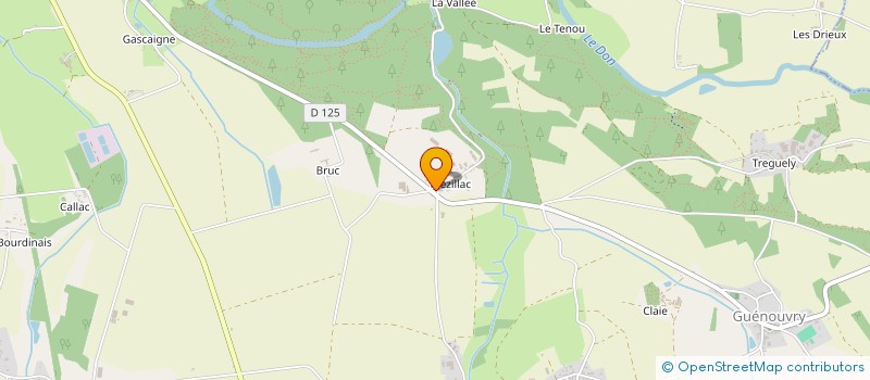 localisation de l'entreprise MADAME ANGELIQUE FEUILLU  GUEMENE-PENFAO