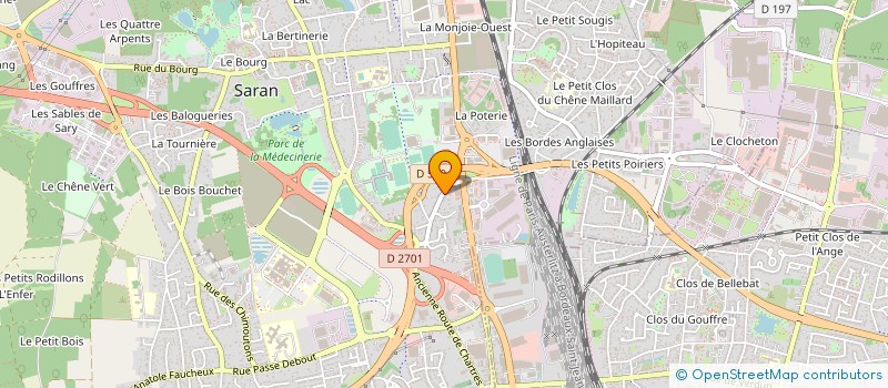 localisation de l'entreprise MADAME ANGELIQUE FIEVEZ à SARAN