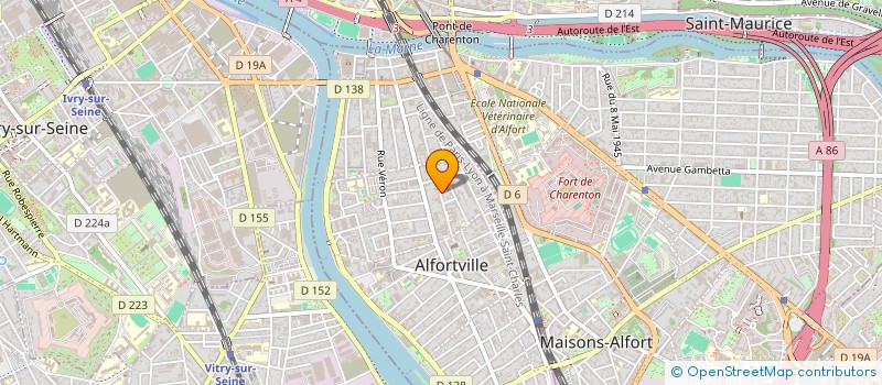 localisation de l'entreprise MADAME ANGELIQUE FISCHER à ALFORTVILLE