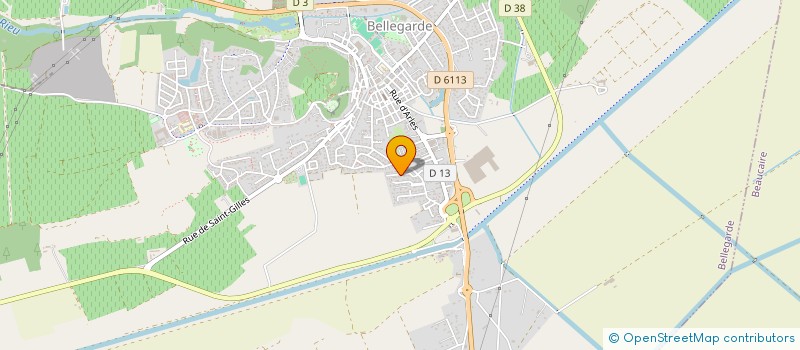 localisation de l'entreprise MADAME ANGELIQUE FLINOIS  BELLEGARDE