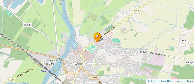 localisation de l'entreprise MADAME ANGELIQUE FOISSOTTE  AUXONNE