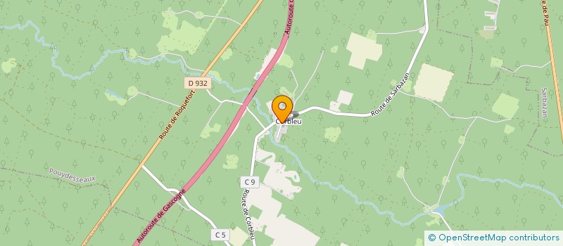 localisation de l'entreprise MADAME ANGELIQUE FONTAINE  POUYDESSEAUX