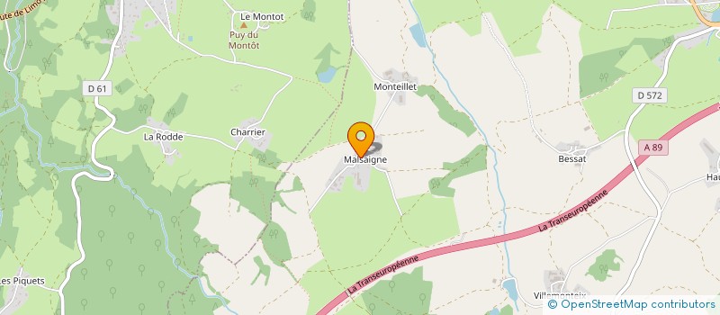 localisation de l'entreprise MADAME ANGELIQUE FOURNIER  BROMONT-LAMOTHE