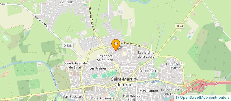 localisation de l'entreprise MADAME ANGELIQUE FRANCES à SAINT-MARTIN-DE-CRAU