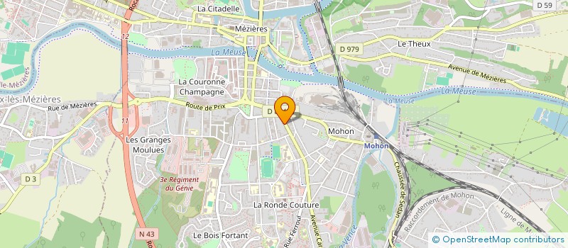 localisation de l'entreprise MADAME ANGELIQUE FREITAS PITA  CHARLEVILLE-MEZIERES