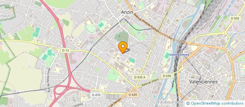 localisation de l'entreprise MADAME ANGELIQUE GABET  VALENCIENNES