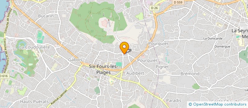 localisation de l'entreprise MADAME ANGELIQUE GACQUIERE à SIX-FOURS-LES-PLAGES