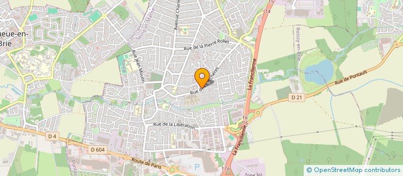 localisation de l'entreprise MADAME ANGELIQUE GAILLARD à PONTAULT-COMBAULT