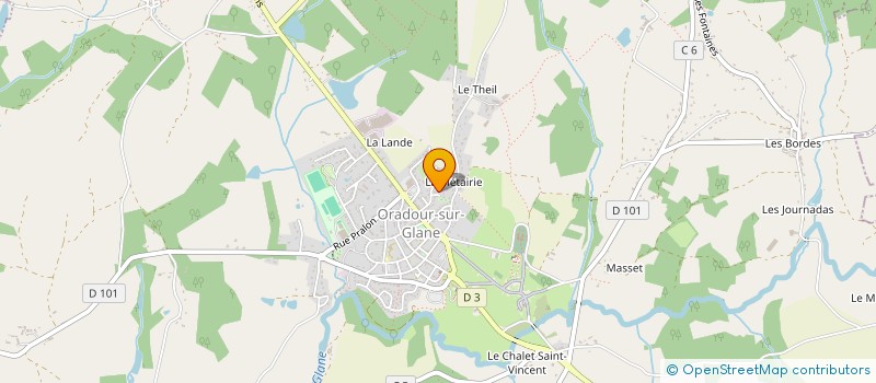 localisation de l'entreprise MADAME ANGELIQUE GAINANT à ORADOUR-SUR-GLANE