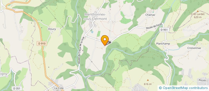 localisation de l'entreprise MADAME ANGELIQUE GALLAY  MENTHONNEX-SOUS-CLERMONT