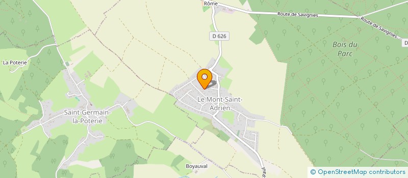 localisation de l'entreprise MADAME ANGELIQUE GALLIEGUE  LE MONT-SAINT-ADRIEN