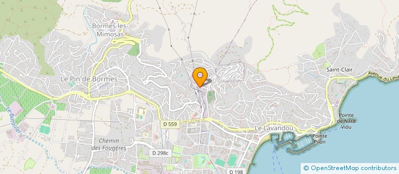 localisation de l'entreprise MADAME ANGELIQUE GANTHELME  LE LAVANDOU