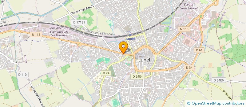 localisation de l'entreprise MADAME ANGELIQUE GARCIA à LUNEL