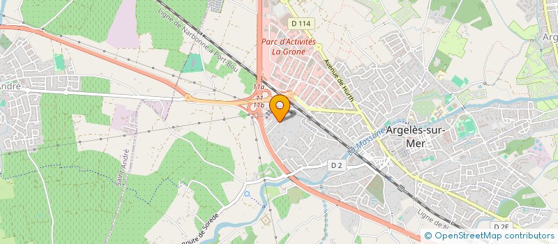 localisation de l'entreprise MADAME ANGELIQUE GARCIA à ARGELES-SUR-MER