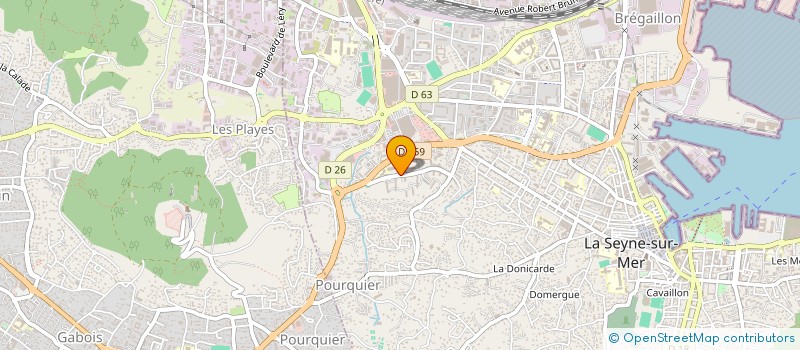 localisation de l'entreprise MADAME ANGELIQUE GARDRAT à LA SEYNE-SUR-MER