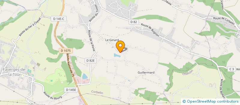 localisation de l'entreprise MADAME ANGELIQUE GARIN  CORBELIN