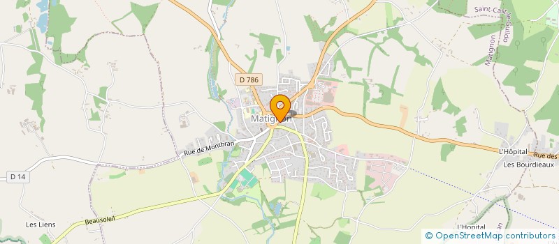 localisation de l'entreprise MADAME ANGELIQUE GARREAU  MATIGNON