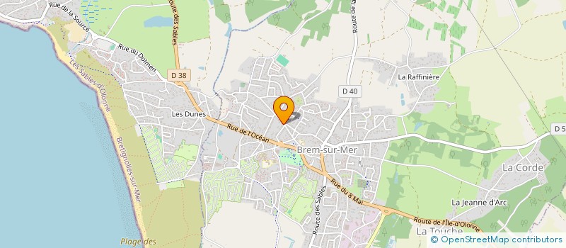 localisation de l'entreprise MADAME ANGELIQUE GAUTREAU à BREM-SUR-MER