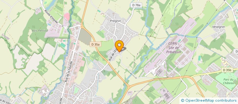 localisation de l'entreprise MADAME ANGELIQUE GAYRAL  SAINT-GENIS-POUILLY