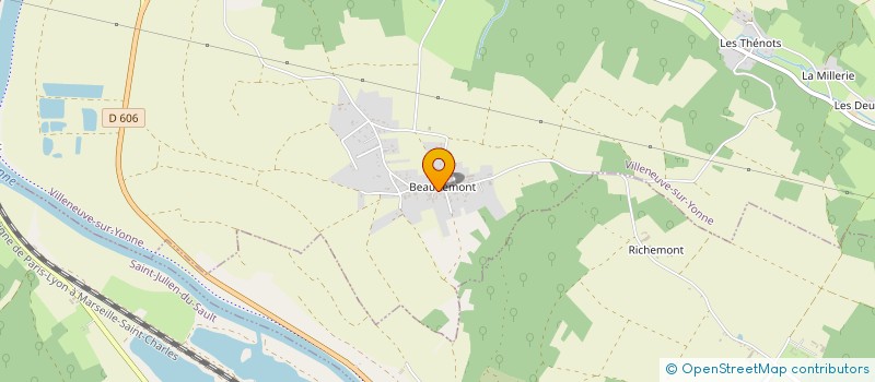 localisation de l'entreprise MADAME ANGELIQUE GERMAIN à VILLENEUVE-SUR-YONNE