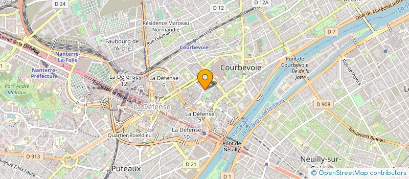 localisation de l'entreprise MADAME ANGELIQUE GEUDIN  COLOMBES