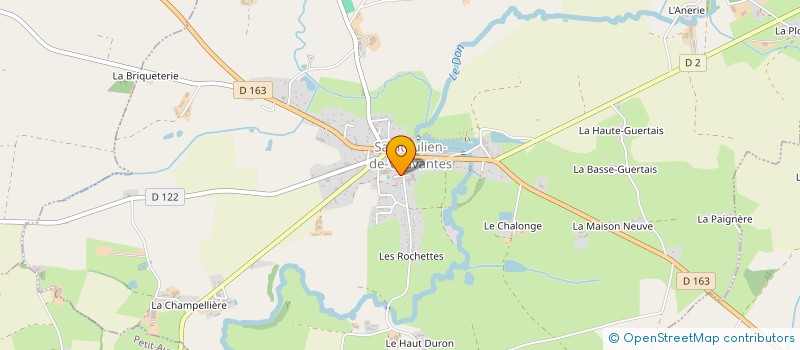 localisation de l'entreprise MADAME ANGELIQUE GIBOIRE  SAINT-JULIEN-DE-VOUVANTES