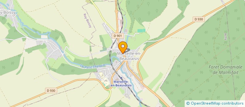 localisation de l'entreprise MADAME ANGELIQUE GICQUIAUD  MARSEILLE-EN-BEAUVAISIS