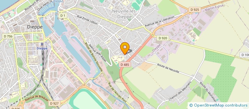 localisation de l'entreprise MADAME ANGELIQUE GILTAIT à DIEPPE