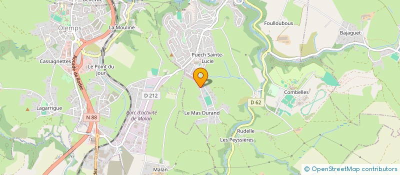 localisation de l'entreprise MADAME ANGELIQUE GINESTET à ONET-LE-CHATEAU