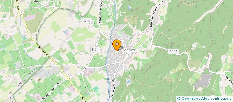 localisation de l'entreprise MADAME ANGELIQUE GIRARD  LAGNES