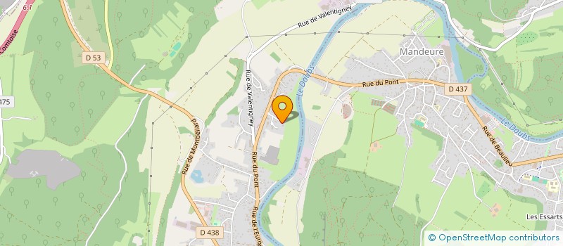 localisation de l'entreprise MADAME ANGELIQUE GIRODS  MATHAY