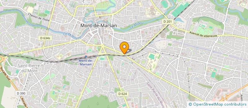 localisation de l'entreprise MADAME ANGELIQUE GIROT  MONT-DE-MARSAN